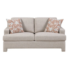 Everly Beige Loveseat - Ornate Home