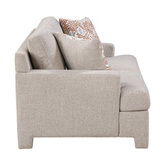 Everly Beige Loveseat - Ornate Home