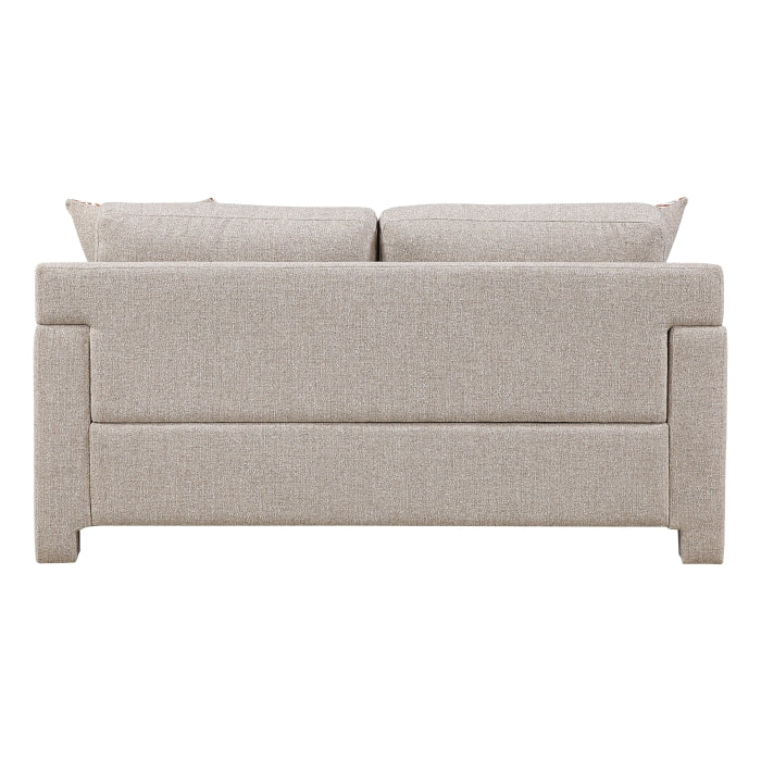 Everly Beige Loveseat - Ornate Home