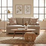 Everly Beige Loveseat - Ornate Home