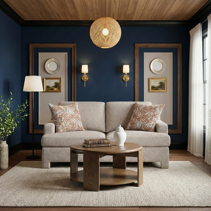 Everly Beige Loveseat - Ornate Home
