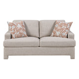 Everly Beige Loveseat - Ornate Home