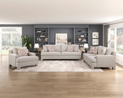 Everly Beige Loveseat - Ornate Home