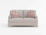 Everly Beige Loveseat - Ornate Home