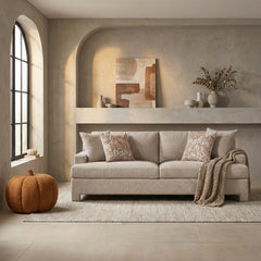 Everly Beige Sofa - Ornate Home