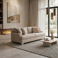 Everly Beige Sofa - Ornate Home