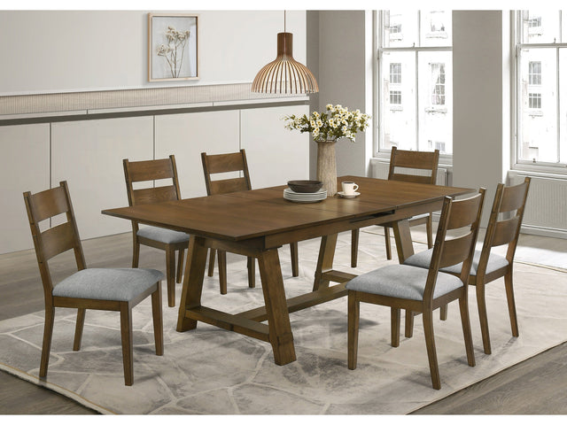 Everly Brown/Gray Dining Set - Ornate Home