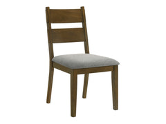 Everly Brown/Gray Side Chair (Set of 2) - Ornate Home