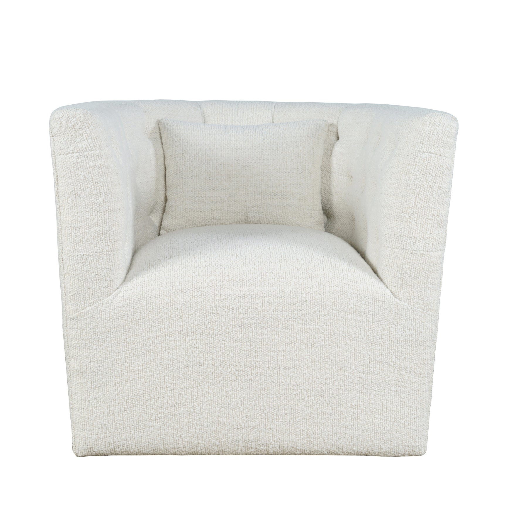 Everly Natural Swivel Accent Chair - Ornate Home
