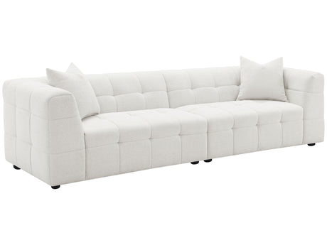 Everly Off White Extra Long Sofa - Ornate Home
