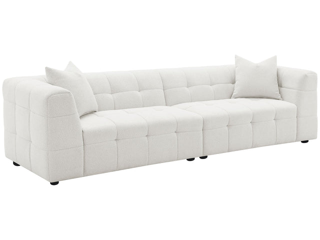 Everly Off White Extra Long Sofa - Ornate Home