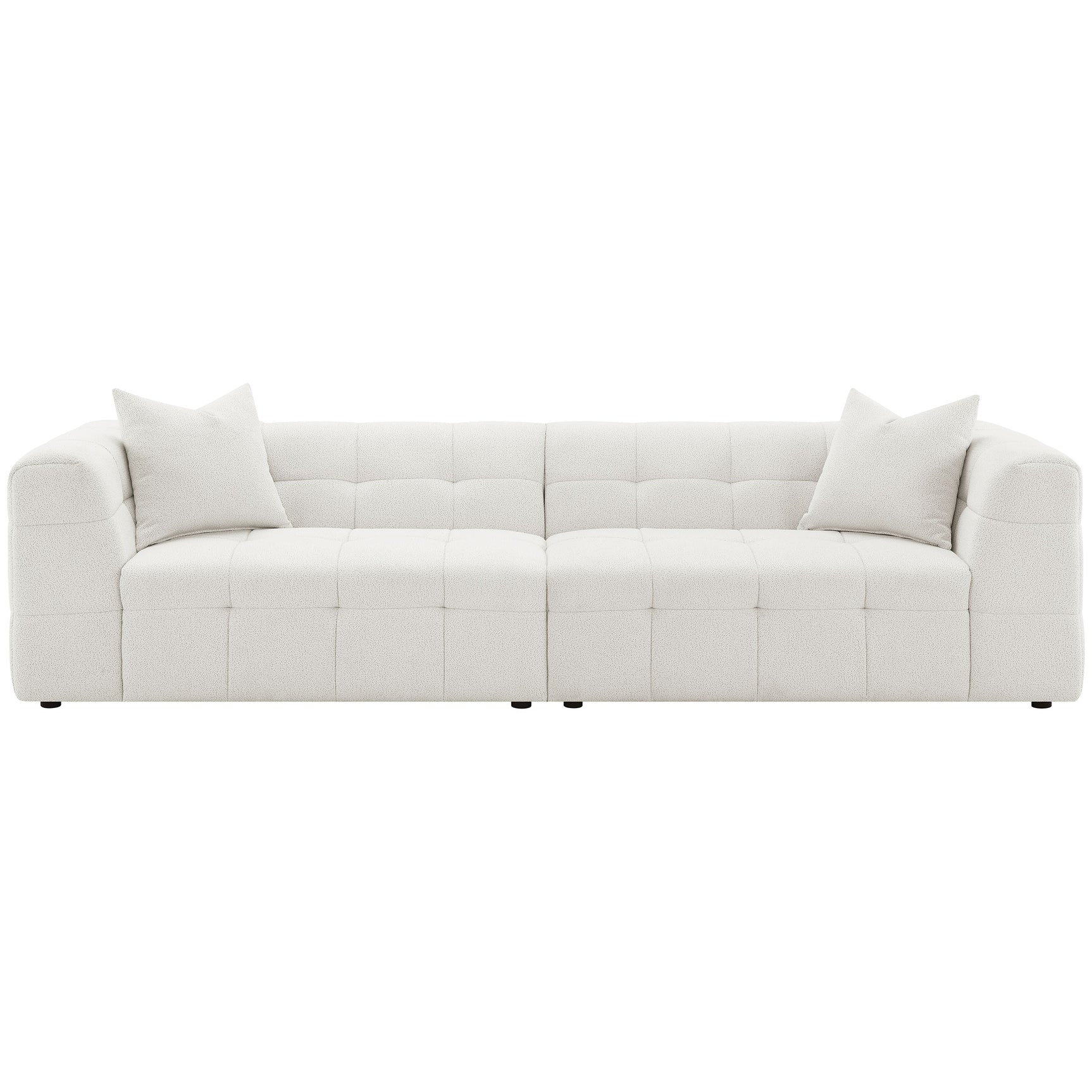 Everly Off White Extra Long Sofa - Ornate Home