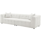 Everly Off White Extra Long Sofa - Ornate Home