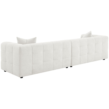 Everly Off White Extra Long Sofa - Ornate Home