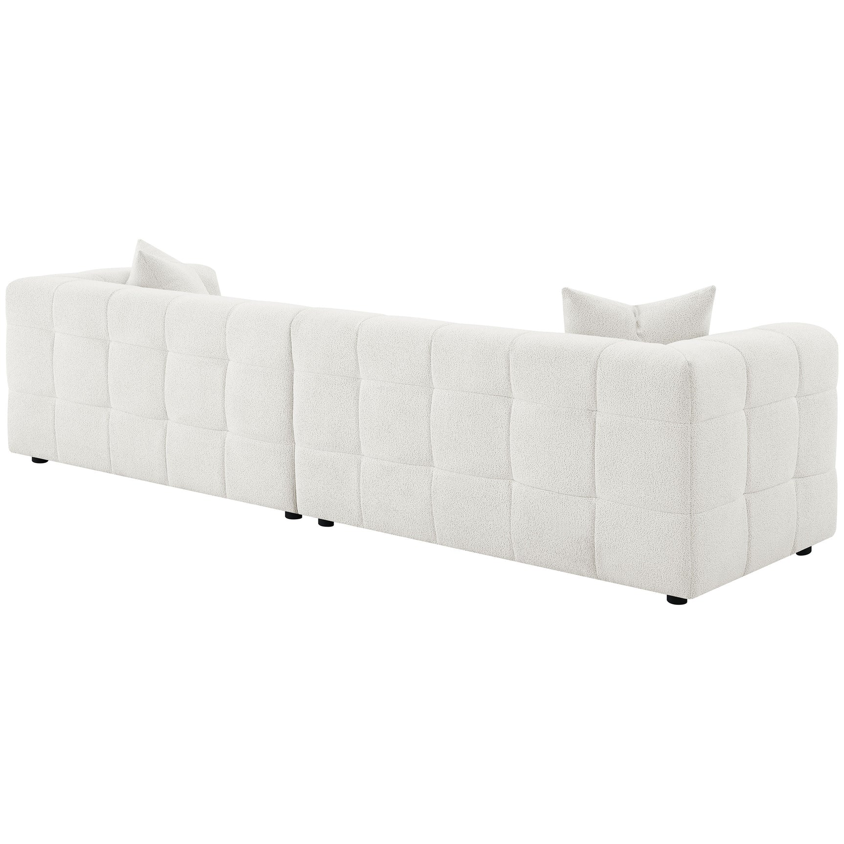 Everly Off White Extra Long Sofa - Ornate Home