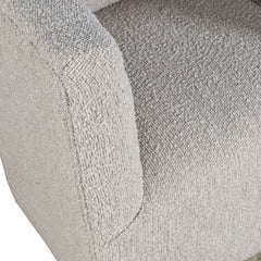 Everly Taupe Swivel Accent Chair - Ornate Home