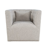 Everly Taupe Swivel Accent Chair - Ornate Home