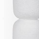 Everly White/Beige Cement Table Lamp - Ornate Home