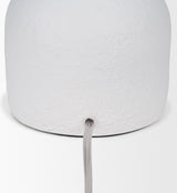 Everly White/Beige Cement Table Lamp - Ornate Home