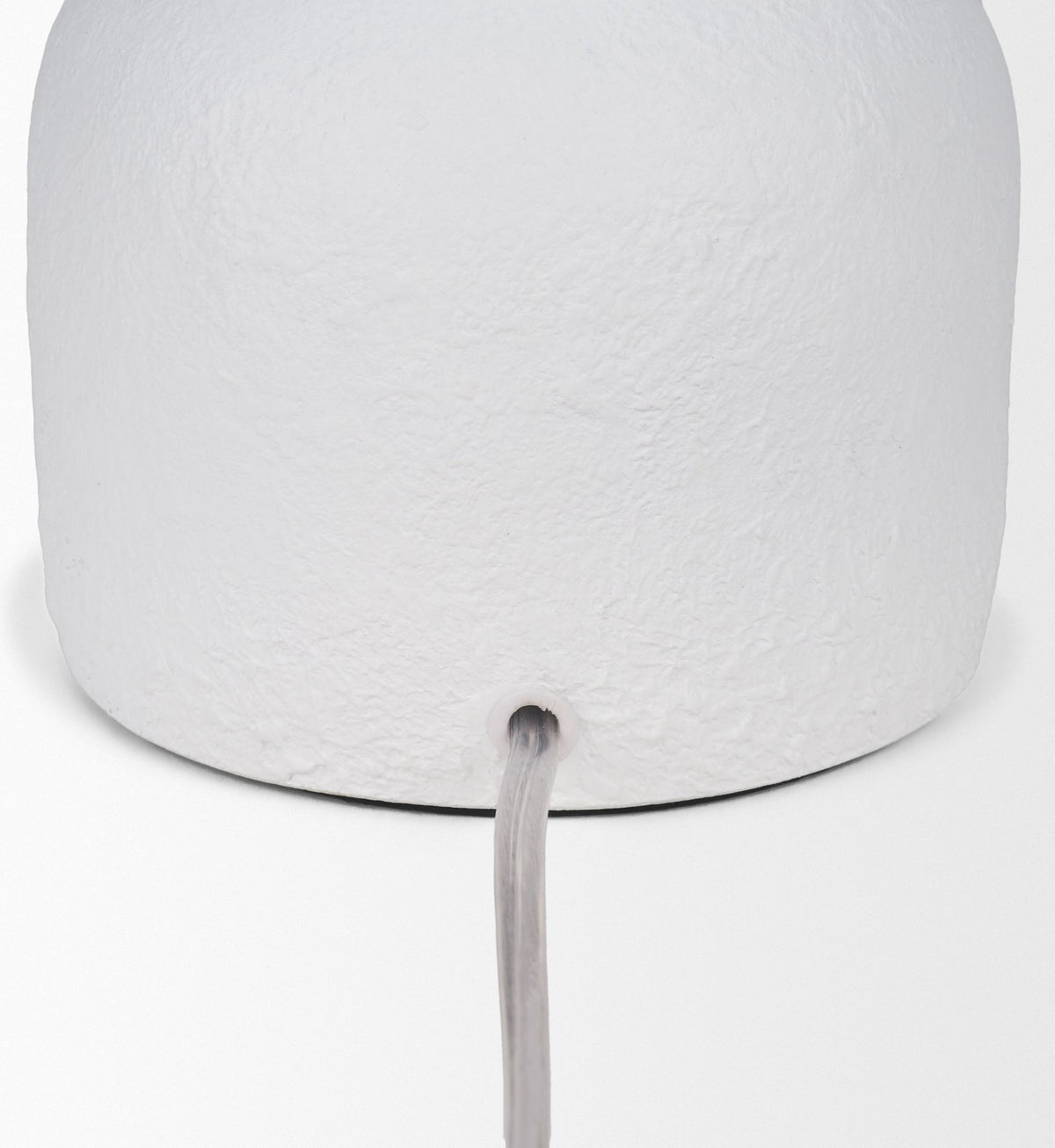 Everly White/Beige Cement Table Lamp - Ornate Home