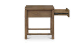 Evermore Natural 1 Drawer Nightstand Brown - Ornate Home