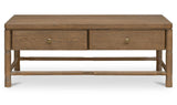 Evermore Natural Coffee Table Brown - Ornate Home