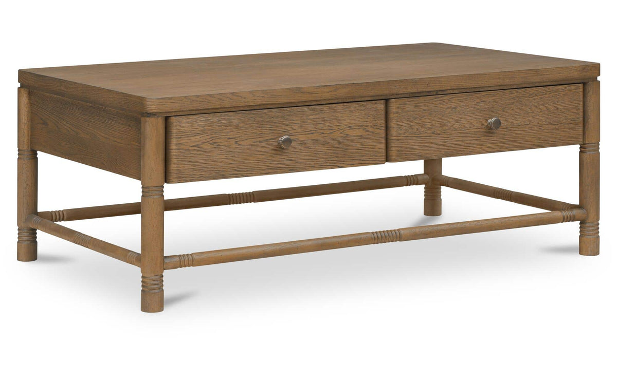 Evermore Natural Coffee Table Brown - Ornate Home