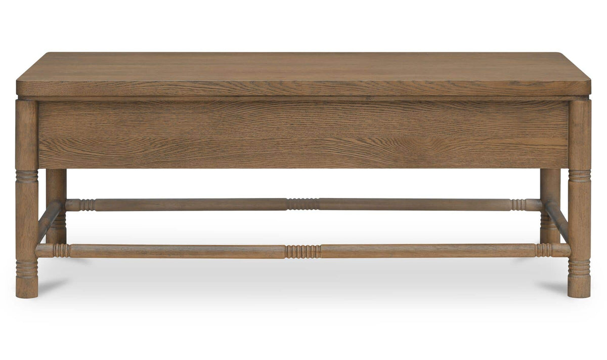 Evermore Natural Coffee Table Brown - Ornate Home
