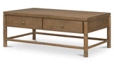 Evermore Natural Coffee Table Brown - Ornate Home