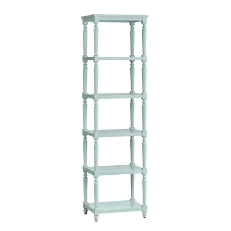 Evermore Turquoise 5 Shelf Etagere - Ornate Home