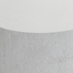 Evero White Outdoor Cocktail Table - Ornate Home