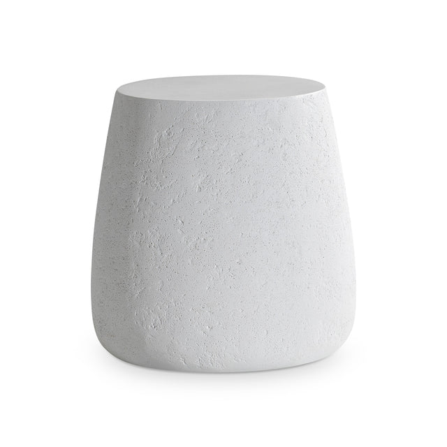 Evero White Outdoor Side Table - Ornate Home