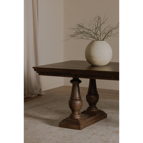 Everson Brown Dining Table - Ornate Home