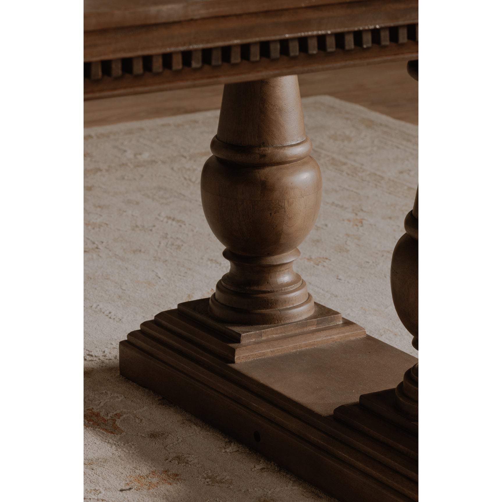 Everson Brown Dining Table - Ornate Home