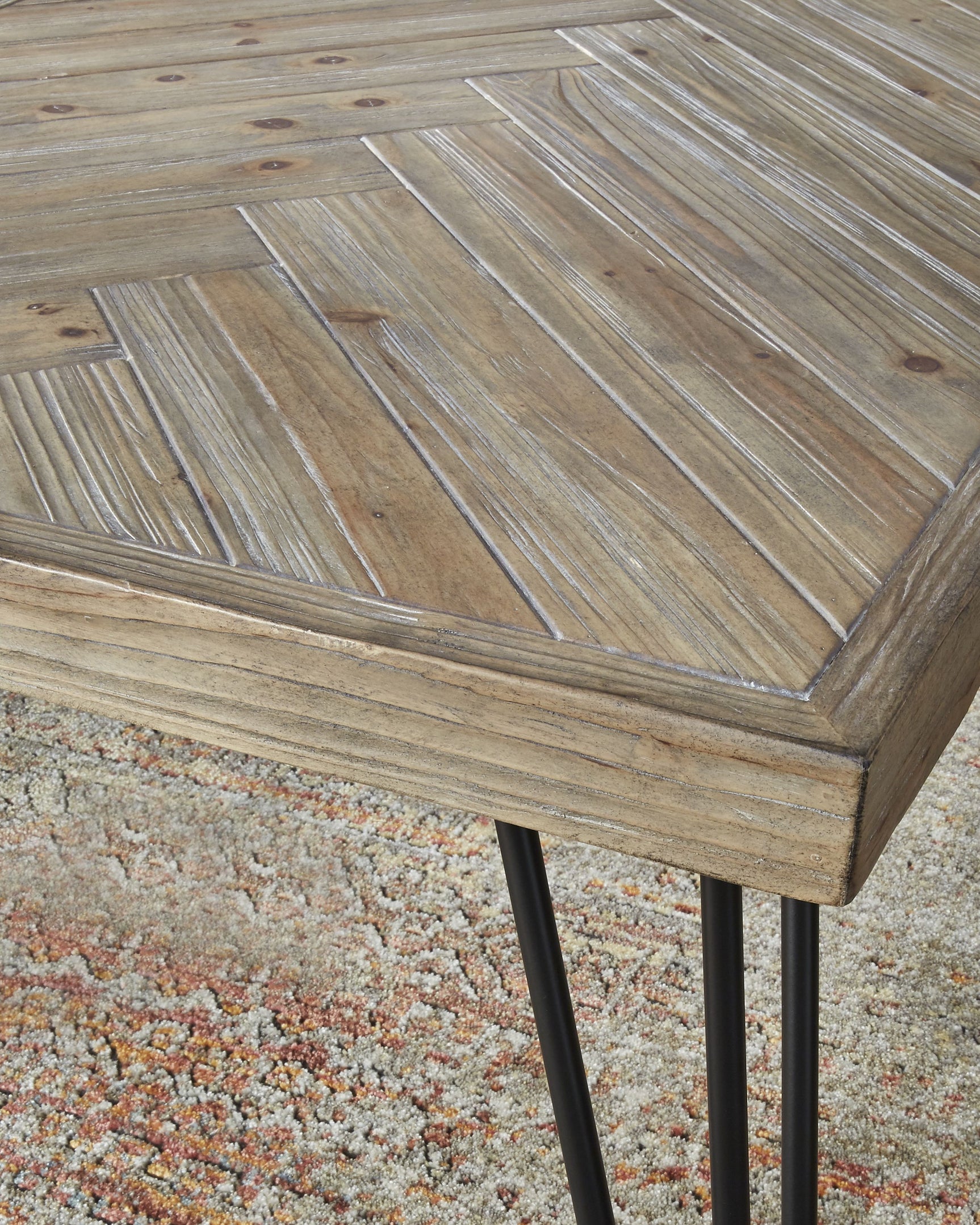 Everson Solid Fir Console Table in Sand Dollar - Ornate Home