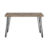 Everson Solid Fir Console Table in Sand Dollar - Ornate Home