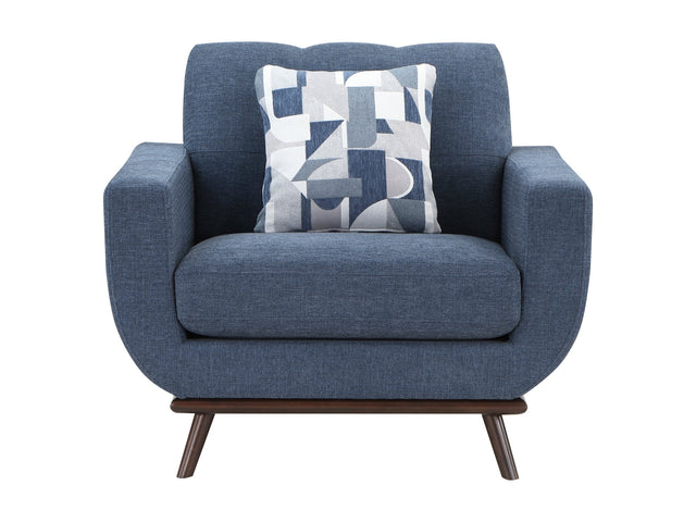 Everton Blue Chair - Ornate Home