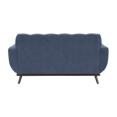 Everton Blue Loveseat - Ornate Home
