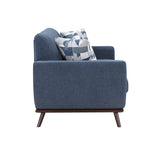 Everton Blue Loveseat - Ornate Home