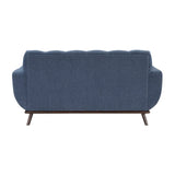 Everton Blue Loveseat - Ornate Home