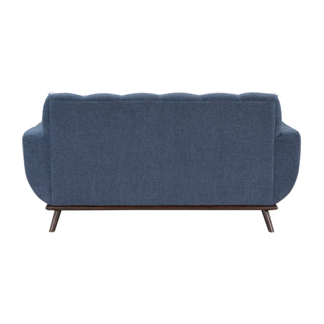 Everton Blue Loveseat - Ornate Home