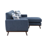 Everton Blue Reversible Sofa Chaise - Ornate Home