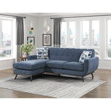 Everton Blue Reversible Sofa Chaise - Ornate Home