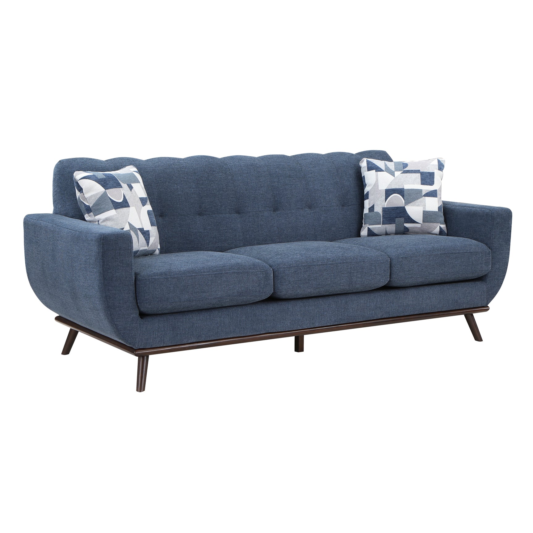 Everton Blue Sofa & Loveseat - Ornate Home