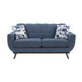 Everton Blue Sofa & Loveseat - Ornate Home