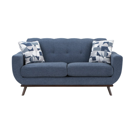 Everton Blue Sofa & Loveseat - Ornate Home
