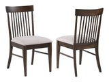 Everton Dark Walnut Side Chair (Set of 2) - Ornate Home