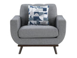 Everton Gray Chair - Ornate Home