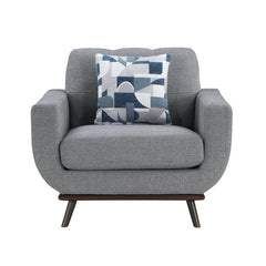 Everton Gray Chair - Ornate Home