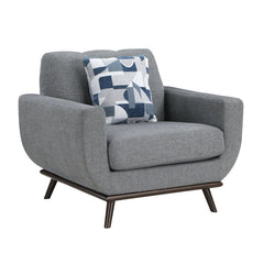 Everton Gray Chair - Ornate Home